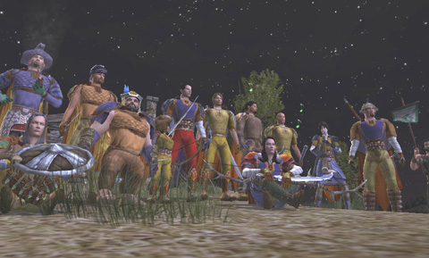 Warfare Kinship prepares to raid Lone Lands, pre-release beta.